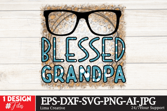 Blessed Grandpa Sublimation PNG Review
