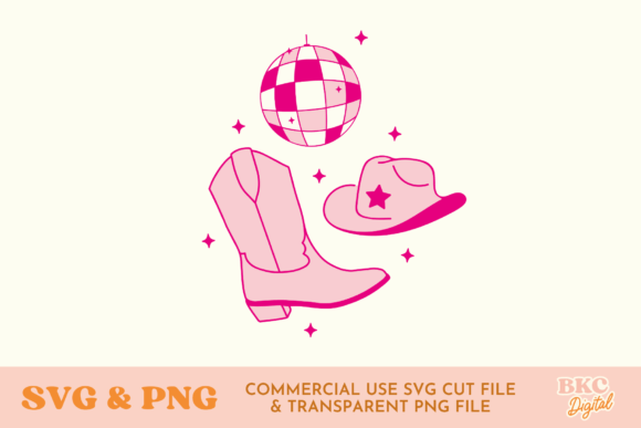 Disco Cowgirl Western SVG PNG Review