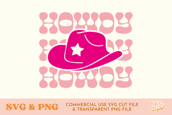 Howdy Cowboy Hat Pink Western SVG PNG Review